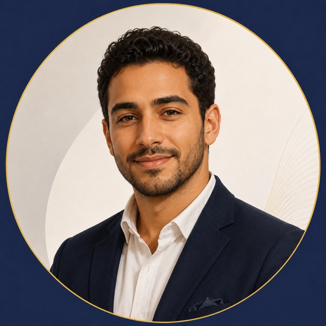 Privacy-safe illustrated avatar for Karim T.